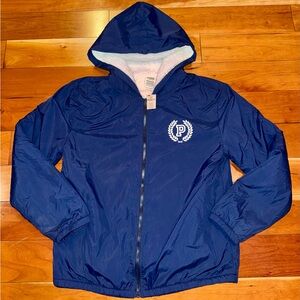 NWT PINK Victoria's Secret Royal Blue Sleek Jacket with Sherpa Lining